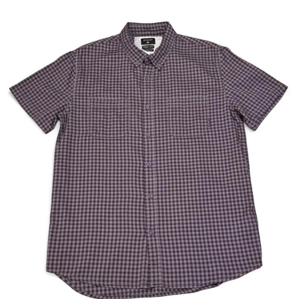 Quiksilver Men's Checkered Button-Down Shirt